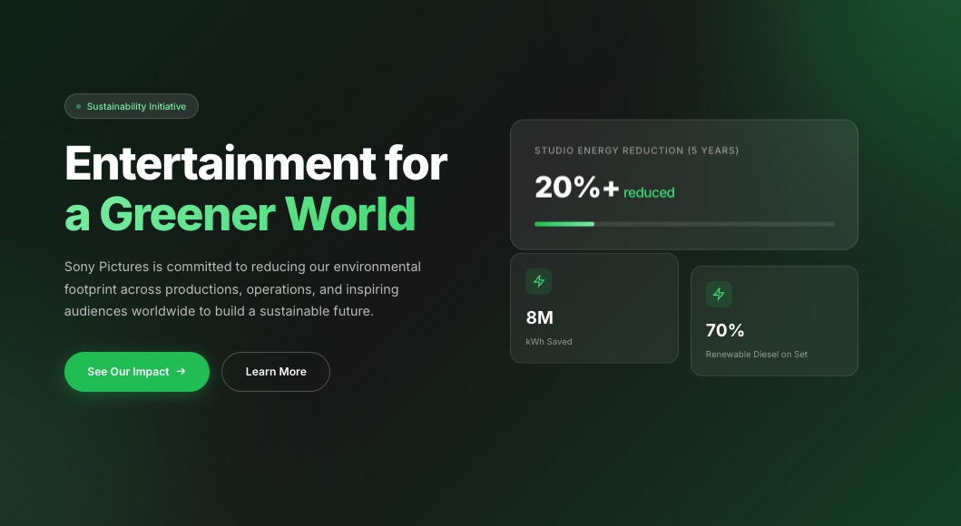 Sony Pictures: Greener World